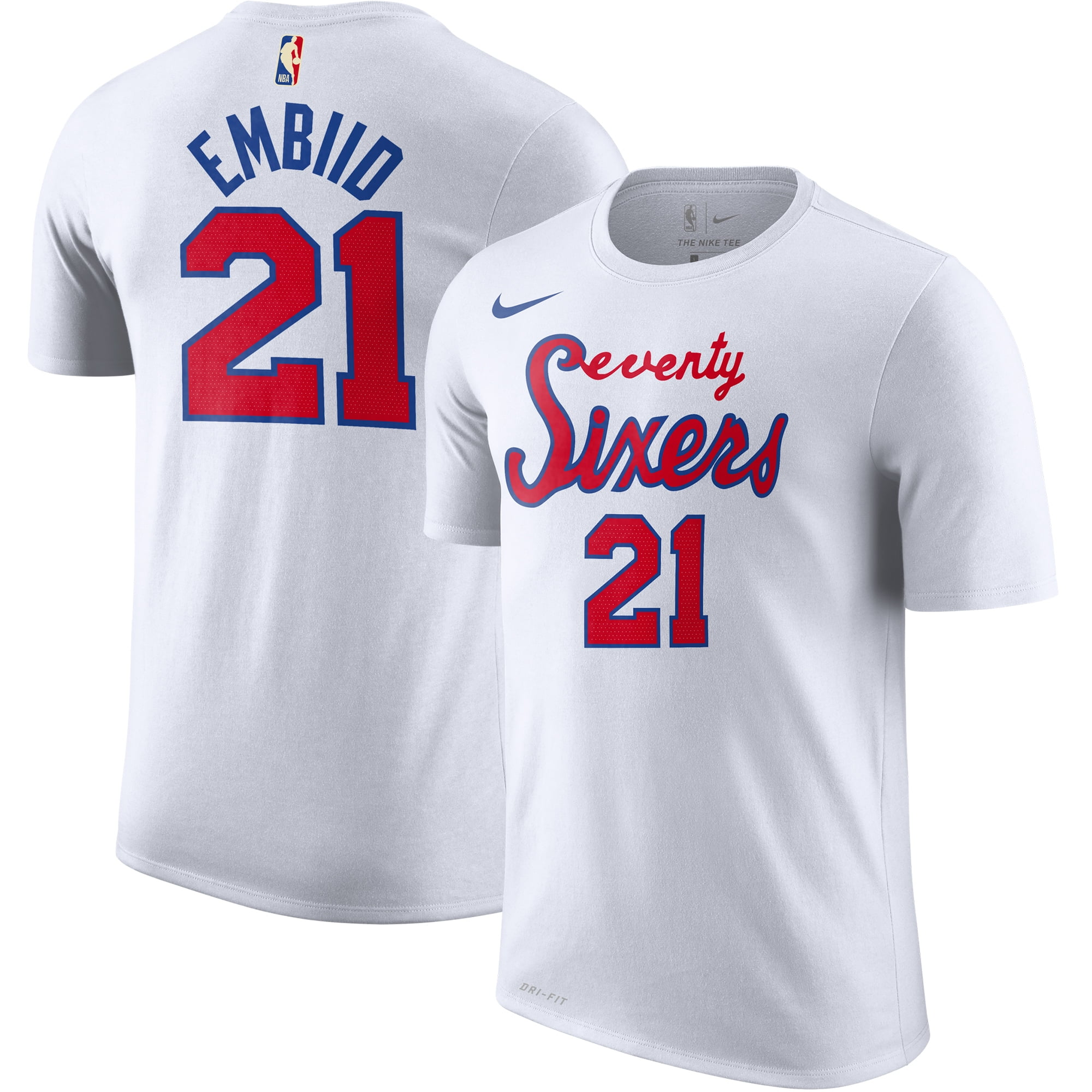 Joel Embiid Philadelphia 76ers Nike Hardwood Classic Name Number T Shirt White Walmart Com Walmart Com Joel Embiid Philadelphia 76ers Nike Hardwood Classic Name Number T Shirt White Walmart Com Walmart Com