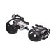 thumbnail image 1 of 2 piezas Pedales de bicicleta de ejercicios con correas para accesorios estacionarios de bicicletas, 1 of 9