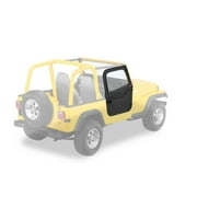 Bestop - 51783-15 - Full 2-Piece Fabric Doors Fits select: 1989-1995 JEEP WRANGLER / YJ, 1987-1988 JEEP WRANGLER
