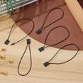 thumbnail image 3 of 950PCS Black Tag String Nylon String Snap Lock Pin Loop Fastener Hook Ties 18cm (Black), 3 of 5