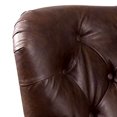 thumbnail image 2 of Chair with Button Tufted Backrest and Rolled Design Arms, Brown, 2 of 5