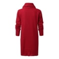 thumbnail image 5 of FVWITLYH Robes Grande Taille pour Femmes Mode Décontractée Col en V Sans Manches Bretelles Dos Nu Robe Imprimée Sexy Rouge,TG, 5 of 5