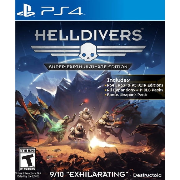 Restored Helldivers -- Super Earth Ultimate Edition (Sony PlayStation 4, 2015) (Refurbished)