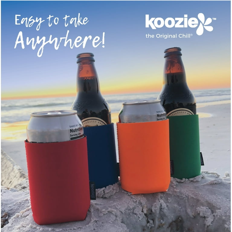 KOOZIE 25 Pack Blank Beer Can Coolers - Bulk Insulated Drink Holders for  Cans, Bottles, DIY Personalized Gifts for Events, Bachelorette Parties