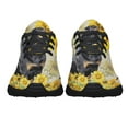 thumbnail image 5 of Adorable Rottweiler Rottweiler Dog With Sunflower Shoes Sneakers Black Size 5, 5 of 7