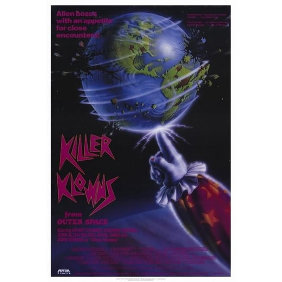 Pop Culture Graphics Killer Klowns From Outer Space Movie Poster Print - 27 x 40