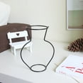 thumbnail image 3 of RYRDWP New Nordic Vase Black Minimalist Abstract Iron Brief Vase Flower Racks, 3 of 3