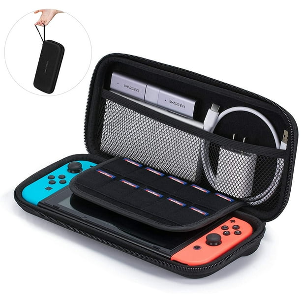 Carry Case for Nintendo Switch Hard Protective Portable Travel Carrying Case for Nintendo Switch Console Accessories Black