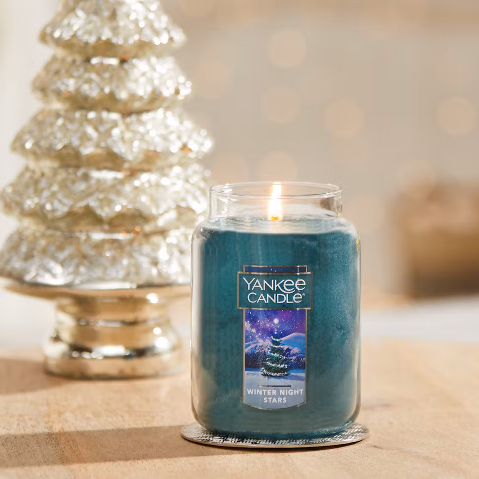 Yankee Candle Original Large Jar, Winter Night Stars, 22 oz