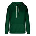 thumbnail image 5 of jsaierl Women's Hoodies Plus Size Solid Color Basic Hoodies Sweatshirts Fall Sweaters Workout Long Sleeve Top Hoodie, 5 of 8