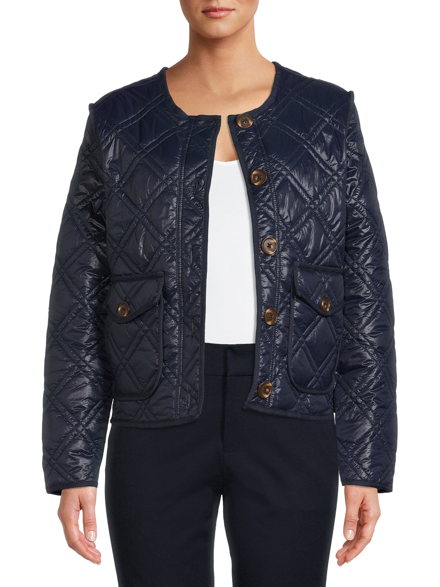 Buy Time and Tru Women's Quilted Jacket Online at Lowest Price in India