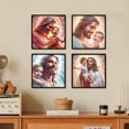 thumbnail image 7 of 4pcs diamond painting kit, religious Jesus 5D DIY creative home wall decoration craft, festive birthday Christmas gift, 7 of 7