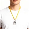 thumbnail image 2 of Professional Chrome Metal Sports Whistle with Orange Lanyard - Durable Referee & Coach Equipment for Clear Sound in All Weather, 2 of 6