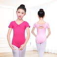 thumbnail image 4 of Justaucorps de Ballet à Manches Courtes pour Filles avec Jupe de Danse, 4 of 5