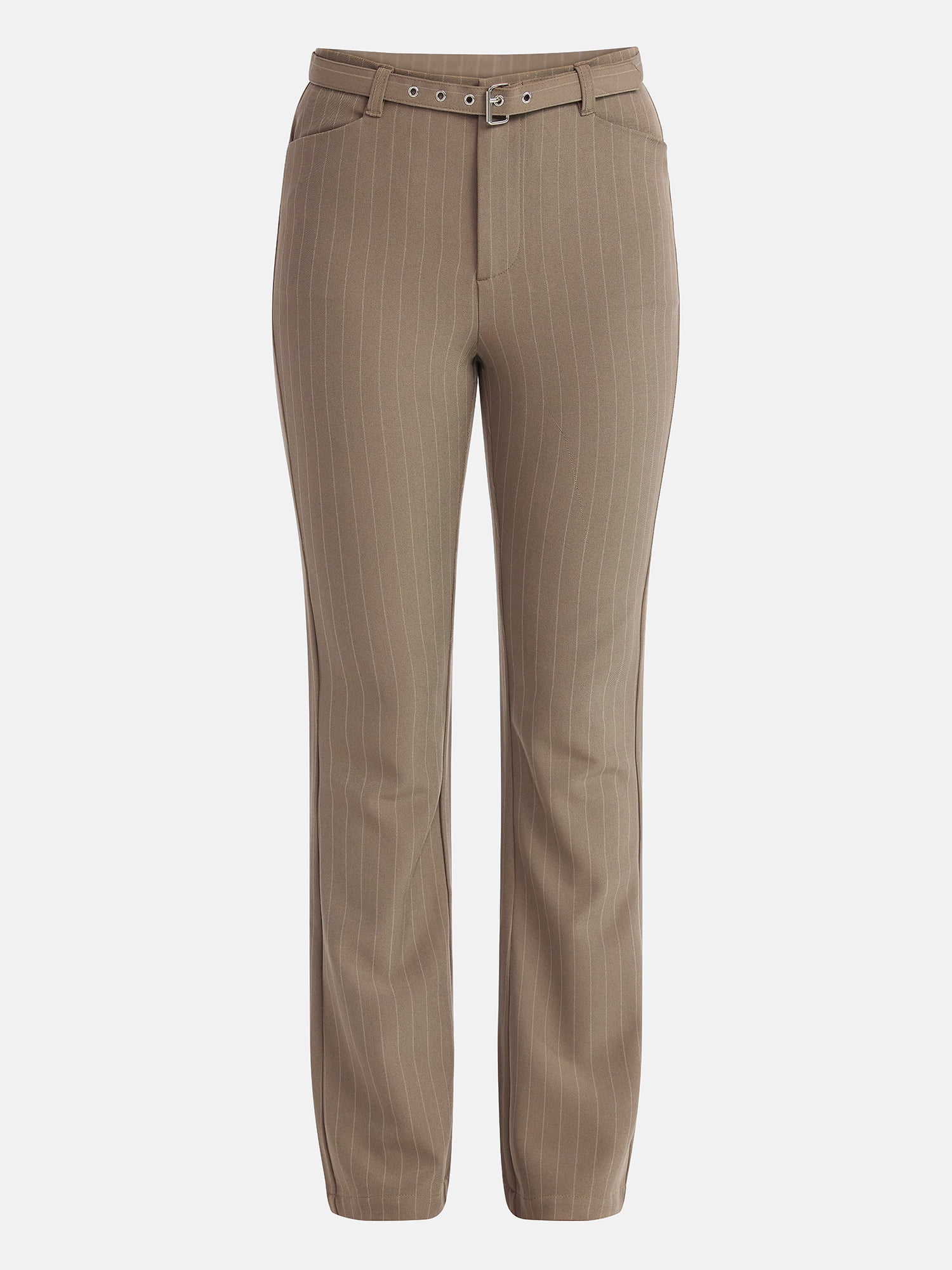 No Boundaries Bootcut Belted Trousers, 31" Inseam, Women's