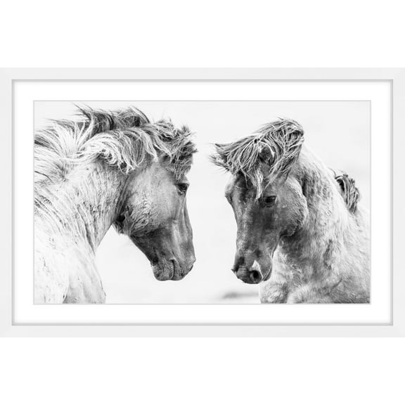 Marmont Hill Horse Pair Framed Wall Art