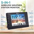 thumbnail image 6 of Logia 5-in-1 Wifi Weather Station with LED Display and Solar, 5-Function Indoor/Outdoor, 6 of 8