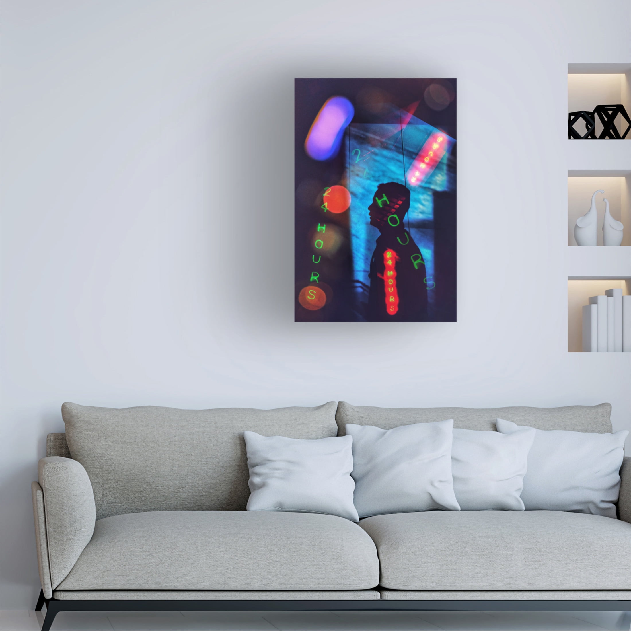 Trademark Fine Art Rahel Jo 24 Hours Canvas Wall Art