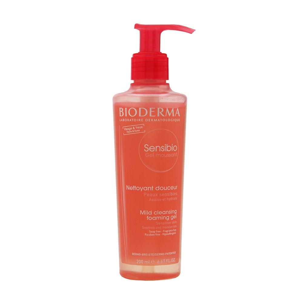 bioderma sensibio foaming facial cleansing gel for sensitive skin