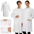 thumbnail image 4 of Lab-Style Shirt for Daily Casual and Business Wear Featuring Long Sleeves Knit and Concealed Front Closure, 4 of 8