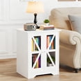 thumbnail image 6 of PinkSheep Bedside Table Nightstand End Table Accent Table with Storage for Bedroom Living Room, White, 6 of 10