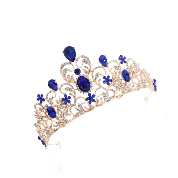 Qarigey Tocados de fiesta Tocado de novia Coronas de cristal Atractivo Diamante de imitación Firmeza Exquisito Tocados de baile de larga duración Ropa, zapatos y accesorios Miscelánea Tipo 2 Qarigey AP018577-02