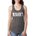 thumbnail image 2 of Wild Bobby Believe Bigfoot Aliens Women Racerback Tank Top, 2 of 6
