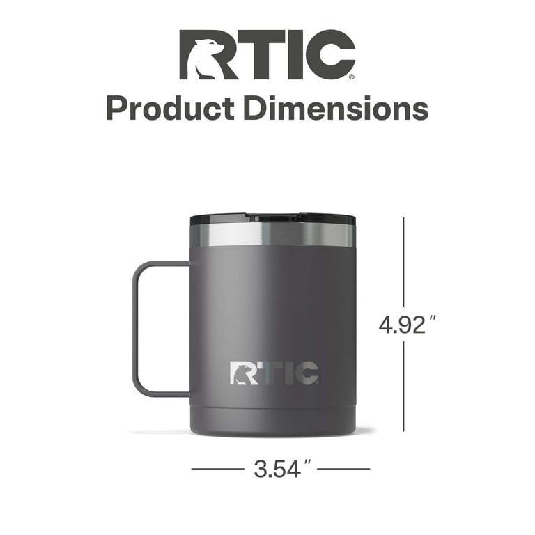 アールティック　RTIC Coffee Mug 12on/354ml 2個セット Amazon.com: RTIC 12oz Essential Coffee Mug with Lid and