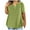 Green, variant on SwiftWear Women's Summer Plus Size V-Neck Short Sleeve T-Shirt – Relaxed Oversized Fit Comfort Soft Casual Tees & Tops for Women (XL-5XL)