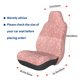 thumbnail image 3 of Fotbe Rose Gold Glitter Funda para Asiento de Auto con Estampado – Impermeable y Antisudor – Ajuste Universal, Lavable a Máquina, Antideslizante (1 Pieza), 3 of 5