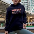 thumbnail image 2 of Burpees, Would Not Recommend, 1 Star Rating, Funny Gym or Work Out Merch Gift, Navy Blue Hooded Sweatshirt or Hoodie, 2XL, 2 of 5