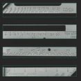 thumbnail image 4 of Seetaras Triangle Rule 90 Degree Thickening Angle Rule Aluminum Alloy Carpenter Measurement Square Ruler, 4 of 9