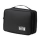 thumbnail image 1 of Organizador de accesorios electrónicos digitales, organizador de cables de viaje, bolsa práctica, bolsa de almacenamiento de cables resistente al Negro, 1 of 8