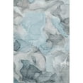 thumbnail image 2 of Addison Rugs Mayfield Washable Transitional Watercolors Teal Rectangle Rug, 2'6" x 3'10", 2 of 6