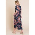 thumbnail image 2 of BOMBOM Floral Short Sleeve Maxi Dress, 2 of 5