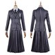 thumbnail image 1 of Wednesday Addams Academy Ropa escolar Poliéster ligero para fiesta de cosplay, 1 of 9