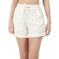 thumbnail image 4 of KOGMO Womens Lightweight Linen Shorts with Drawstring and Pockets, 4 of 7