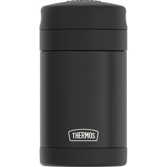 Contenant à aliments Thermos Isolé Sous Vide en Acier Inoxydable 16 Oz avec Cuillère Pliable