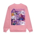 thumbnail image 3 of Pop cazadora para niña Hunters Printed Anime Print Long-Sleeved Sweatshirt （Pink）, 3 of 4