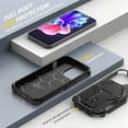 thumbnail image 7 of For iPhone 13 Pro Max Case, iPhone 13 Pro Max Phone Case [Compatible with Magsafe] Built-in Invisible Stand [Heavy Duty Drop Protection] Shockproof Rugged Protective Magnetic Cover Accessories,Black, 7 of 7
