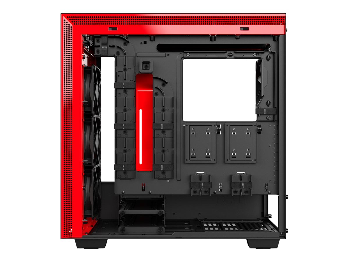 NZXT H700i - ATX Mid-Tower PC Gaming Case - CAM-Powered Smart Device - RGB and Fan Control - Tempered Glass - Enhanced Cable Management System – Water-Cooling Ready - Black - Walmart.com