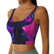 thumbnail image 2 of Balery Neon Toy Cat Reflections Sujetadores deportivos con espalda cruzada para mujer, acolchados, sin costuras, de alto impacto, ideales para yoga, gimnasio, entrenamiento y fitness.-Large, 2 of 8
