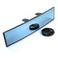 thumbnail image 1 of Espejo retrovisor interior de coche de 300 mm con gran campo de visión Espejo antideslumbrante Espejo interior de coche Espejo curvo azul, 1 of 4