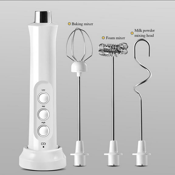 TIMIFIS Kitchen Gadgets USB Charging Of 3-Speed Immersion Multi-Function Stainless Steel Bubbler