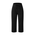 thumbnail image 3 of SIYUDAN Women Pants Business Casual Outfits For Women Black Adult Work Pants Women Comfortable Pants For Women For Work Cargo Pants Women High Waisted Summer Pants For Women 2025, 3 of 4