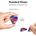 thumbnail image 4 of 6 Pack Guitar Picks Plectrums Russian America Flag Guitar Pick Guitar Picks for Women Men Beginner Guitar Palyers, 4 of 7