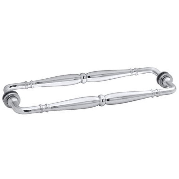 CRL V1C12X12CH Polished Chrome Victorian Style 12" Back-to-Back Towel Bar