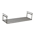 thumbnail image 1 of tamizeot Kitchen Cabinet Layering Storage Partition Rack Shoes Clothes Books To Space Under Shelf Rack Black 60x20x10cm, 1 of 6