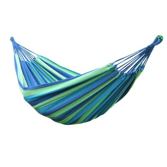 Portable Outdoor Soft Cotton Hammock Double Wide for 2 Person