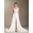 thumbnail image 1 of Vestido de novia Bellabarnetten Erina de encaje con cuello en V sin espalda, 1 of 6